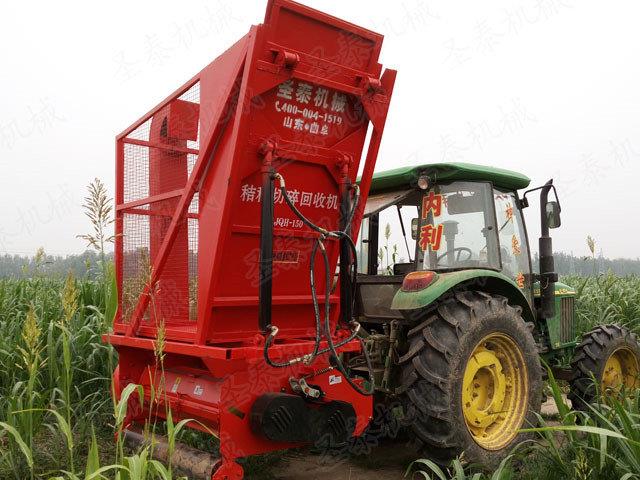 小麥秸稈回收機不堵塞（sāi），吞吐量（liàng）較大，作業效率高