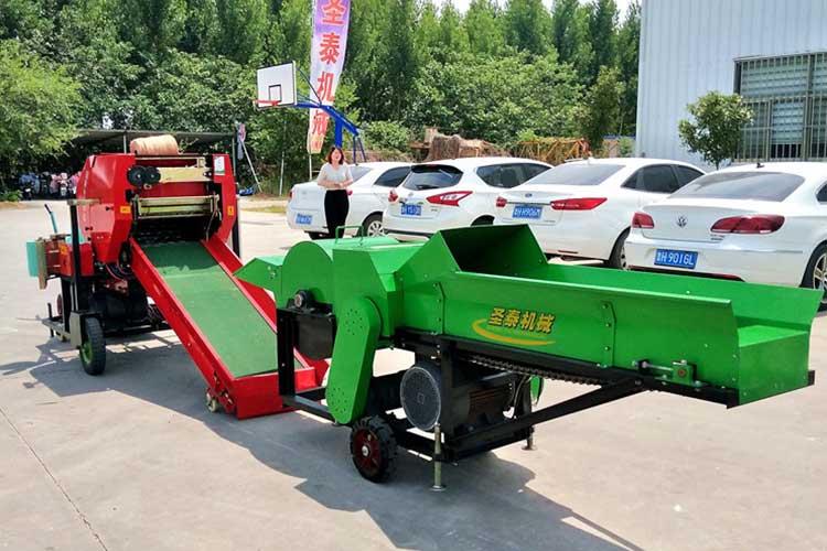 小麥（mài）秸稈打捆包膜機